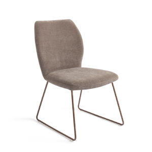 Jesper Home Eetkamerstoel 'Ikata' Slide Rose, kleur Mocha Mist