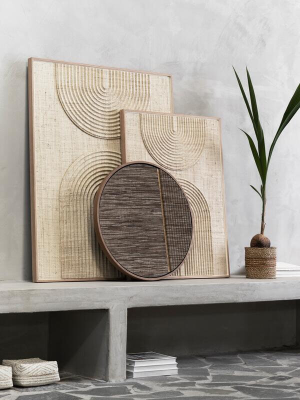 MUST Living Wanddecoratie 'Contemporary Gold' Waterhyacint, 85cm - Afbeelding 6