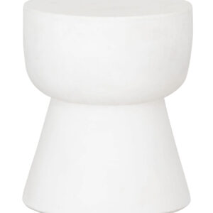 MUST Living Krukje 'Motto' Cement, 30cm, kleur Wit