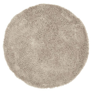 MUST Living Rond Vloerkleed 'Celeste' 200cm, kleur Taupe