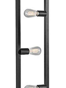 LABEL51 Vloerlamp 'Quadrato' 5-lamps, kleur Zwart