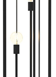 LABEL51 Vloerlamp 'Tetto' 3-lamps, kleur Zwart