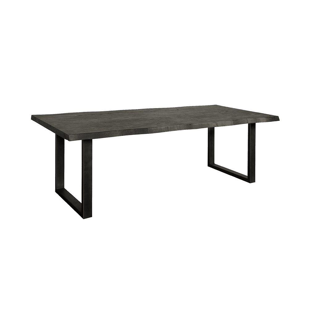 Tower Living Eettafel 'Ultimo' kleur Zwart, 160 x 90cm - Afbeelding 2