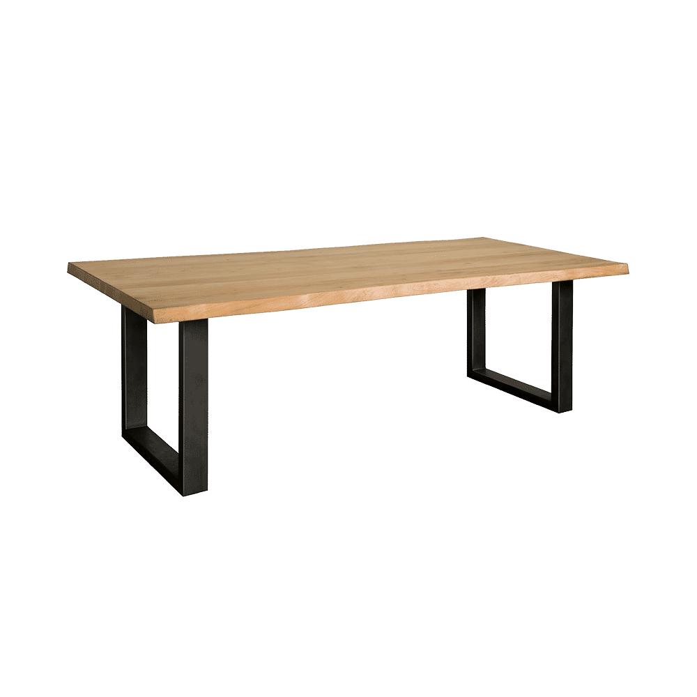 Tower Living Eettafel 'Ultimo' kleur Naturel, 160 x 90cm - Afbeelding 2