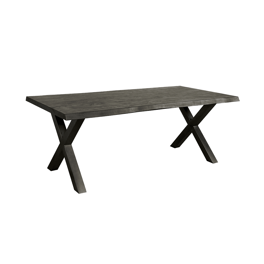 Tower Living Eettafel 'Xara' kleur Zwart, 220 x 100cm - Afbeelding 2