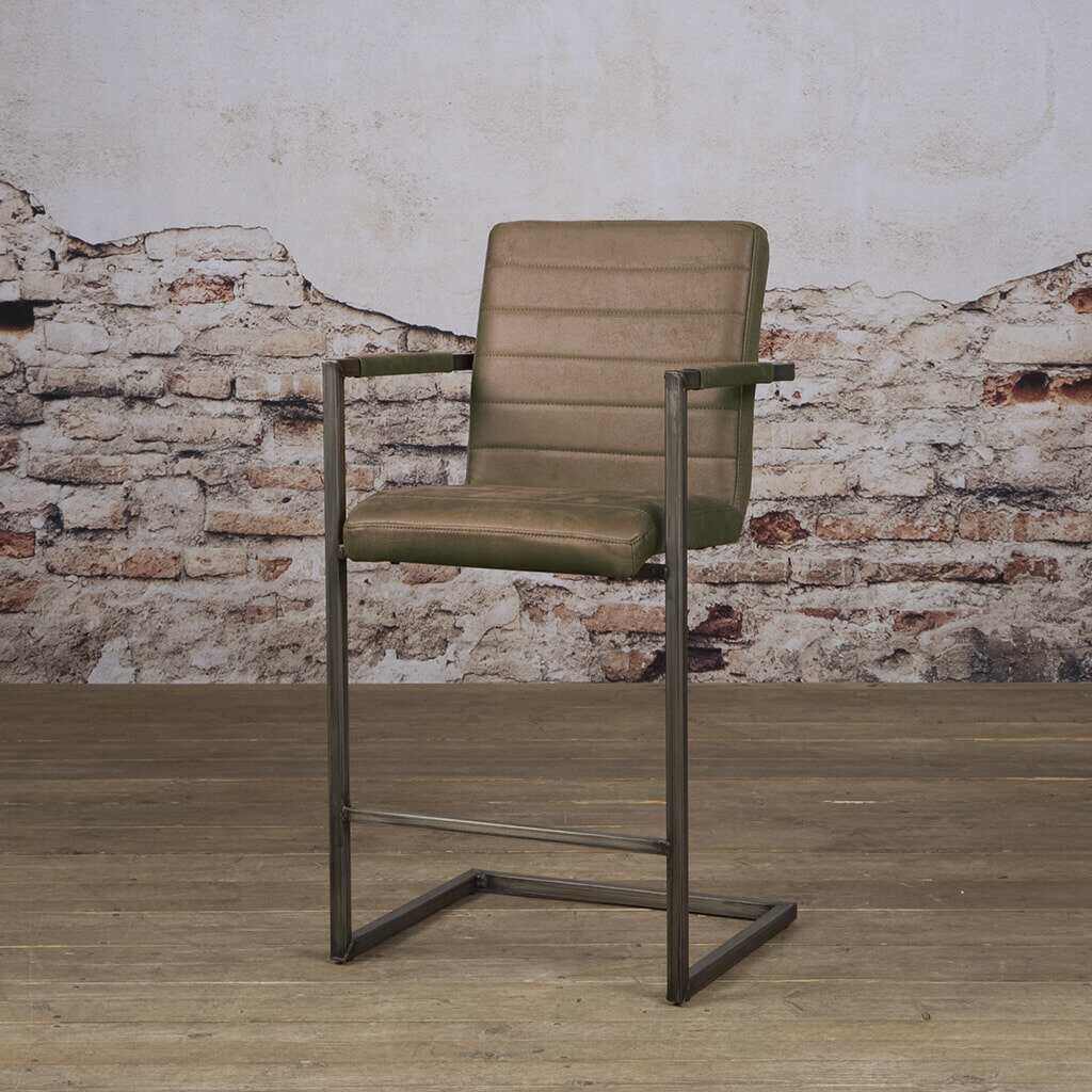 Tower Living Barkruk 'Rocca' kleur bruin, (zithoogte 69cm) - Afbeelding 2