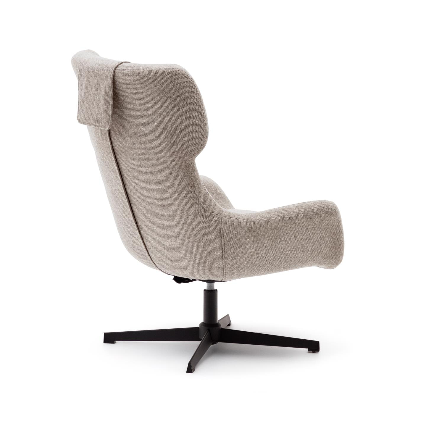 Kave Home Draaifauteuil 'Zalina' kleur Beige - Afbeelding 4