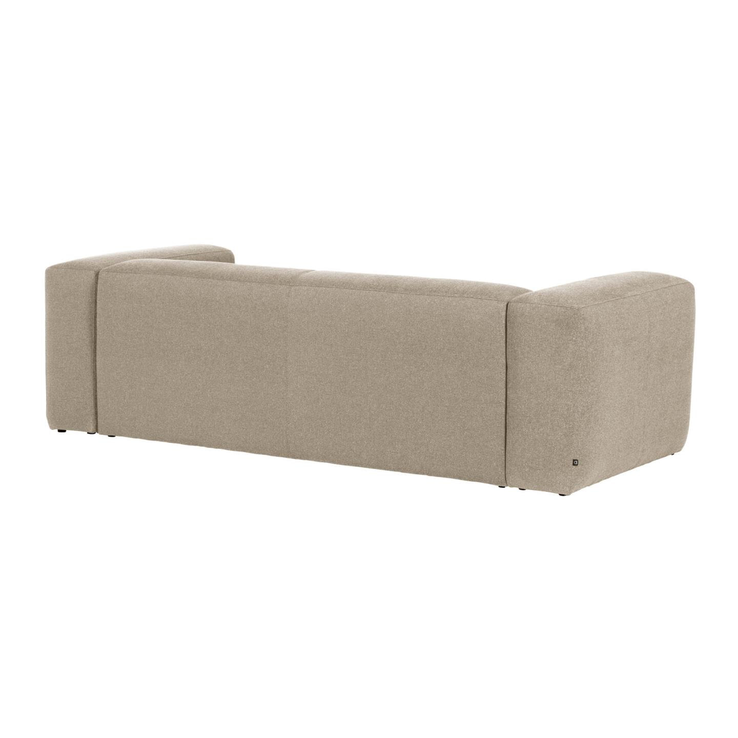 Kave Home 2-zits Bank 'Blok' 210cm, kleur Beige - Afbeelding 3