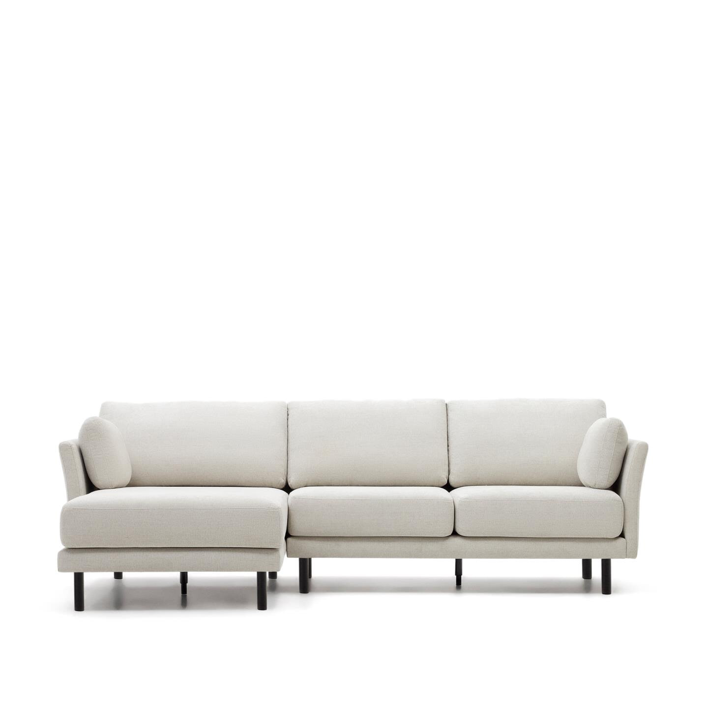 Kave Home Loungebank 'Gilma' Links/Rechts, Chenille, kleur Beige