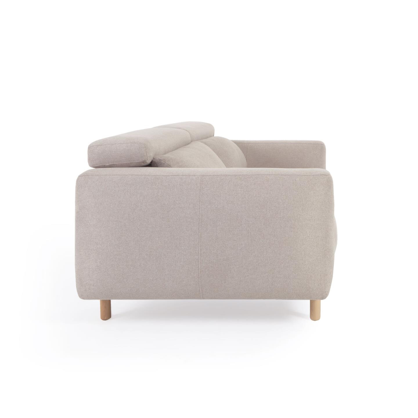 Kave Home 3-zits Bank 'Singa' Chenille, kleur Beige - Afbeelding 3