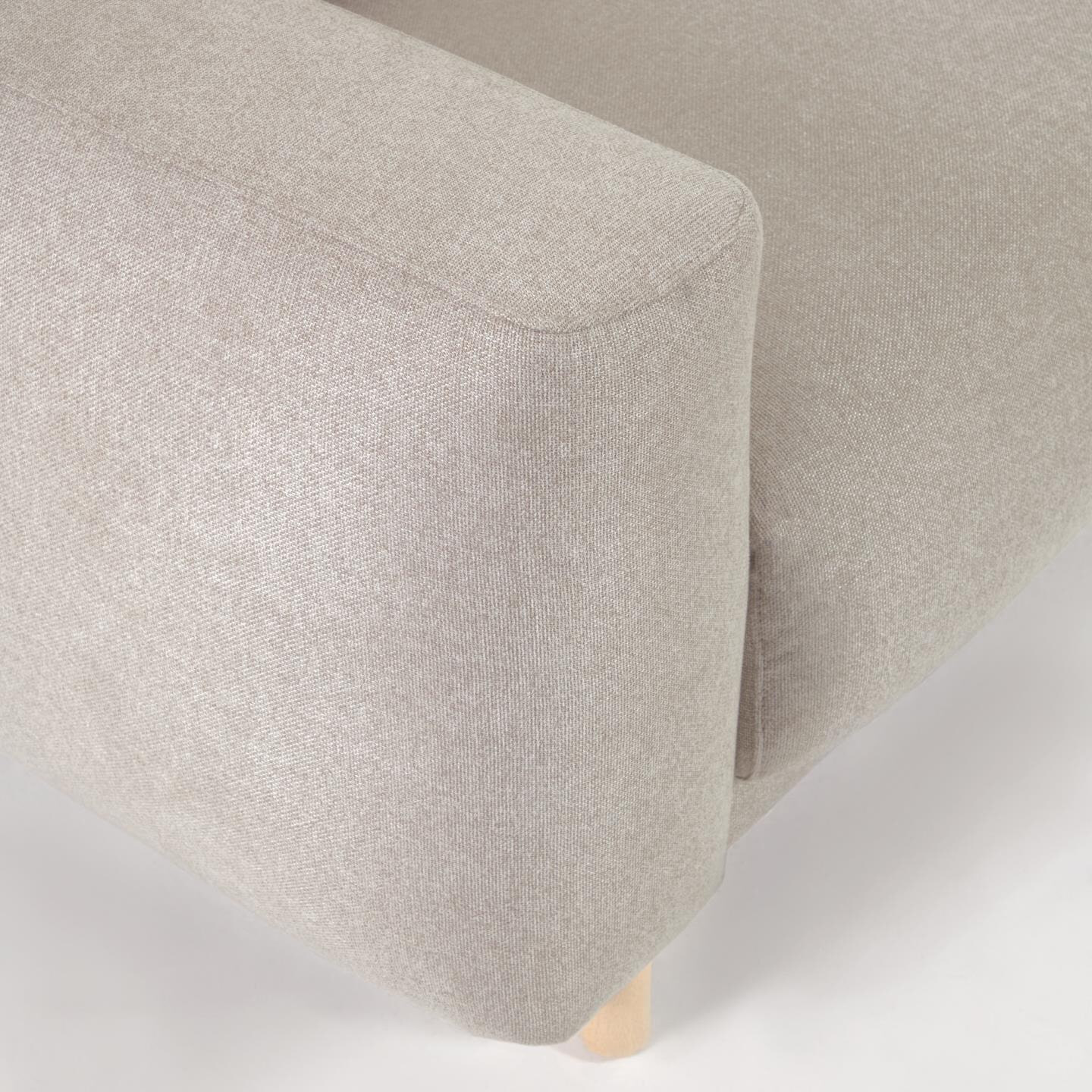 Kave Home 3-zits Bank 'Singa' Chenille, kleur Beige - Afbeelding 6