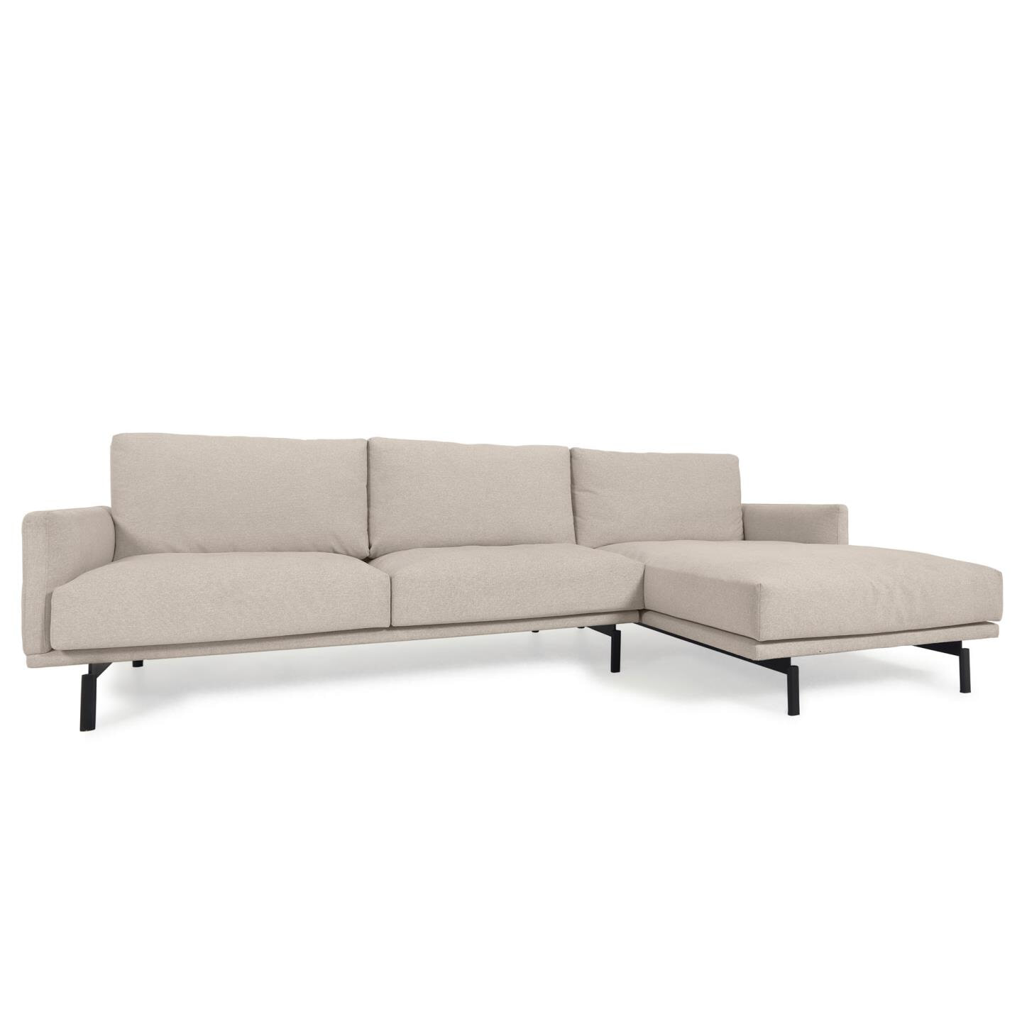 Kave Home 3-zits Loungebank 'Galene' Rechts, kleur Beige - Afbeelding 4