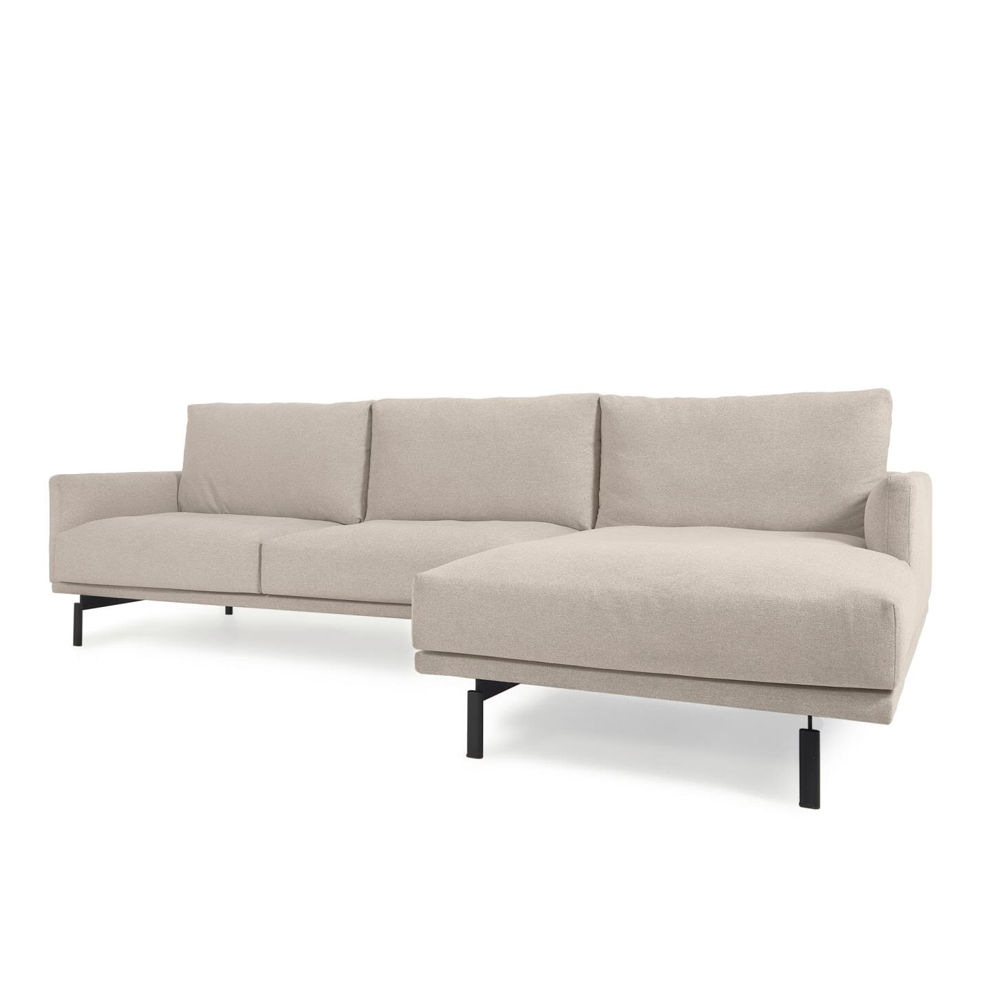 Kave Home 3-zits Loungebank 'Galene' Rechts, kleur Beige - Afbeelding 7