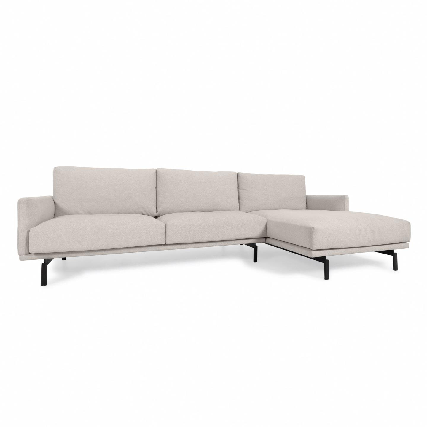 Kave Home 4-zits Loungebank 'Galene' Rechts, 314cm, kleur Beige - Afbeelding 3