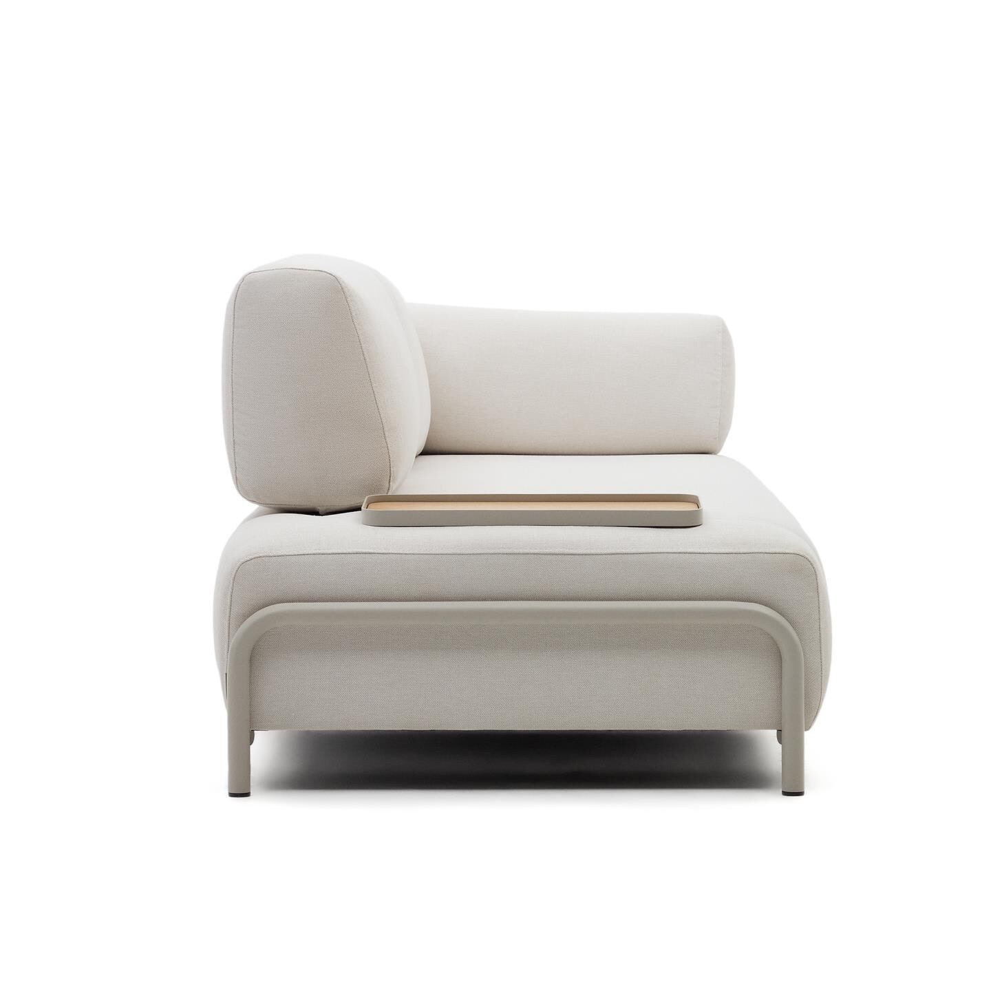 Kave Home 3-zits Bank 'Compo' Met blad links, Chenille, kleur Beige - Afbeelding 6