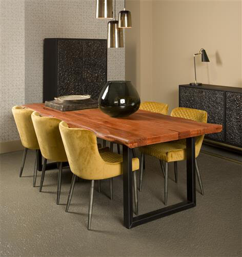 Tower Living Eettafel 'Nicosia' Boomstam, 220 x 100cm