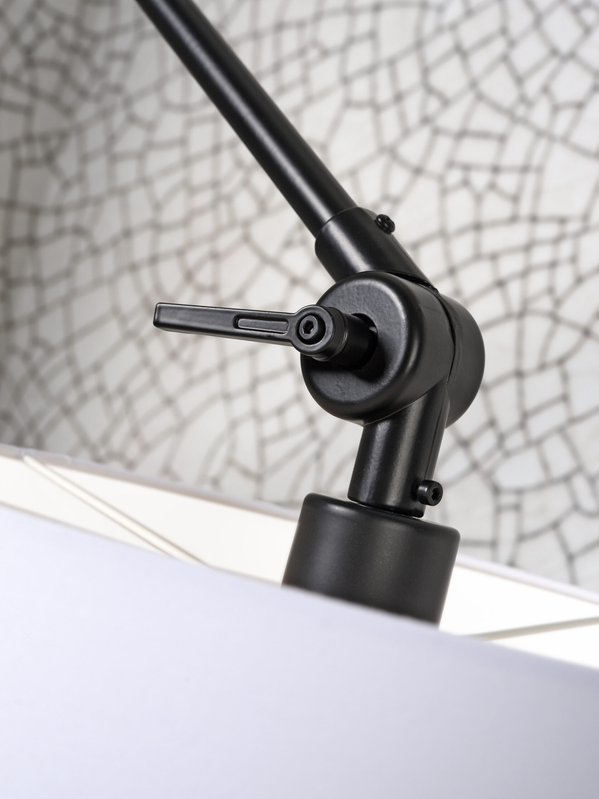 its about RoMi Wandlamp 'Amsterdam' Met stoffen kap, 65cm, kleur Zwart - Afbeelding 5