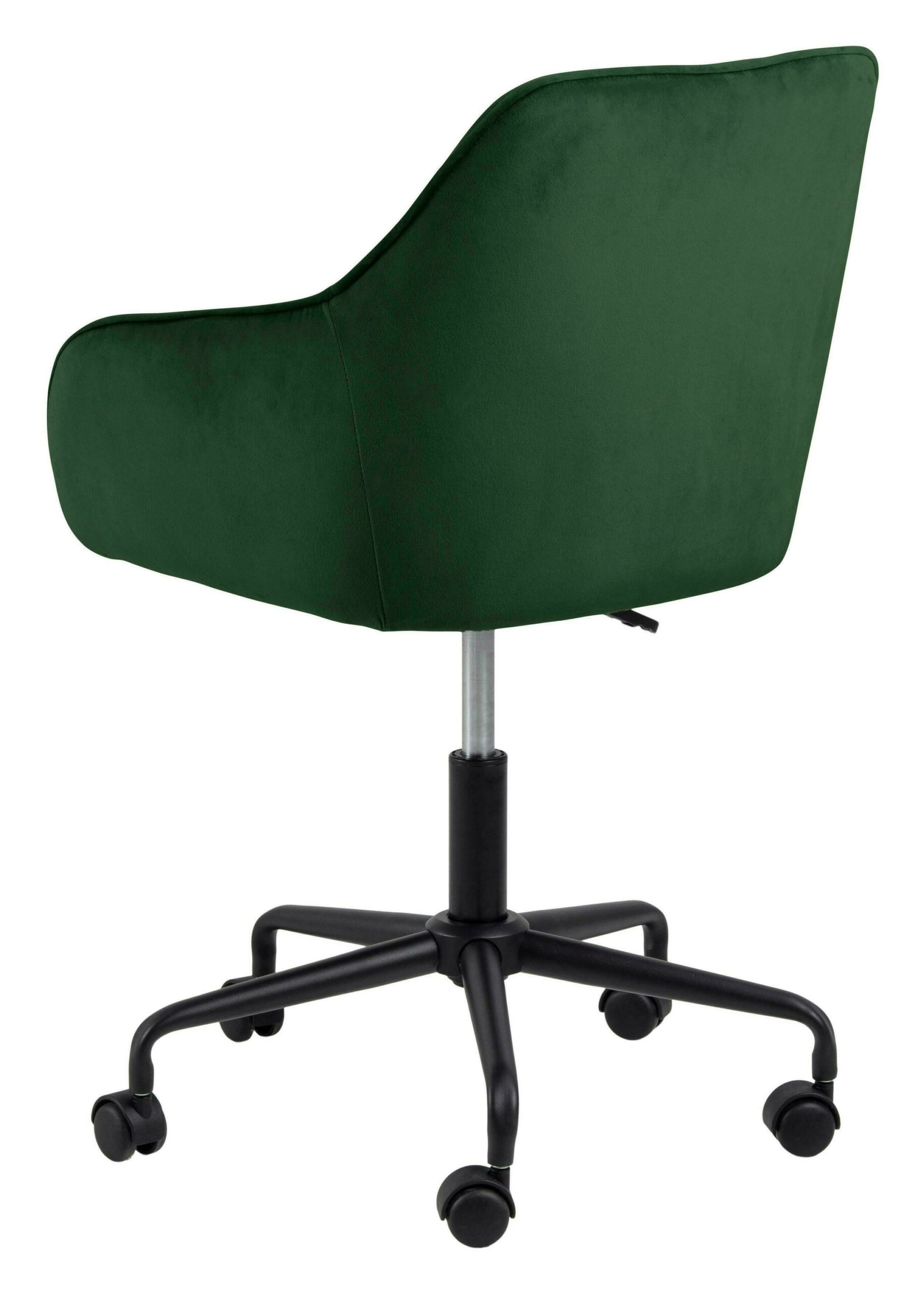 Bendt Bureaustoel 'Loren' Velvet, kleur Forest Green - Afbeelding 3