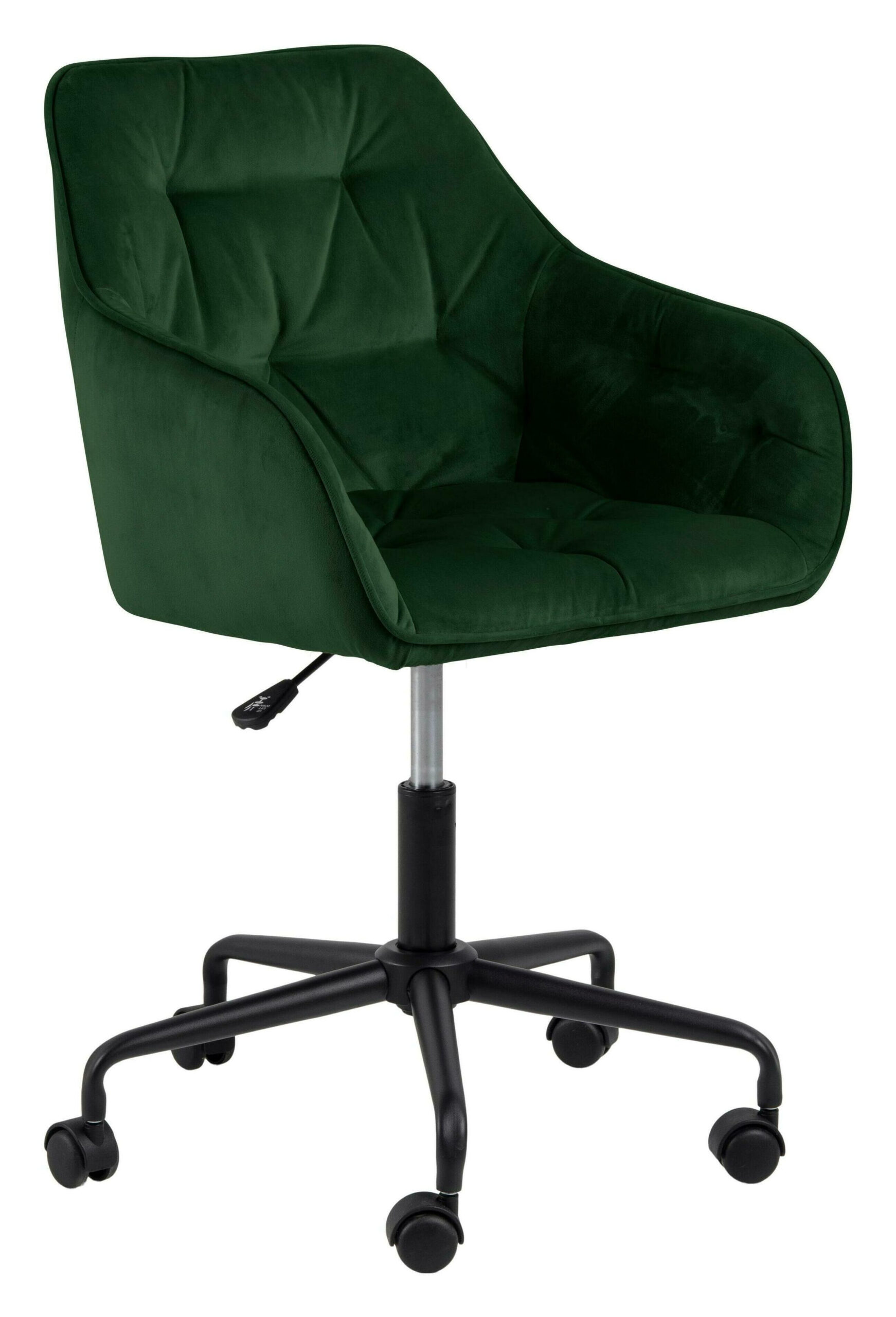 Bendt Bureaustoel 'Loren' Velvet, kleur Forest Green