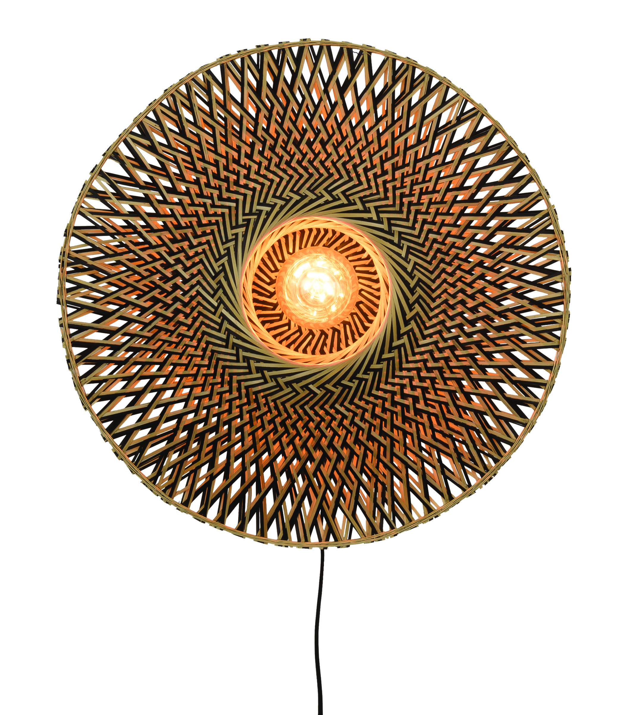 GOOD&MOJO Wandlamp 'Bali' Medium, Bamboe, kleur Naturel - Afbeelding 2
