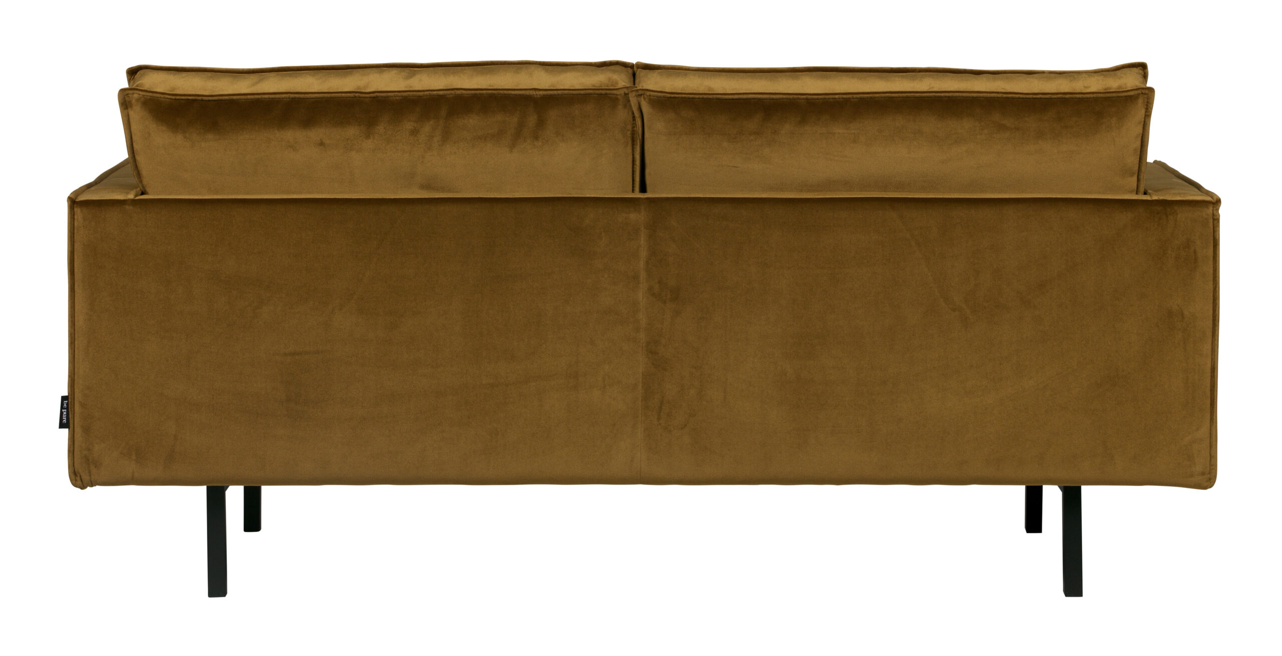 WOOOD Bank 'Rodeo' 2,5 zits, Velvet, kleur Honey (geel) - Afbeelding 3