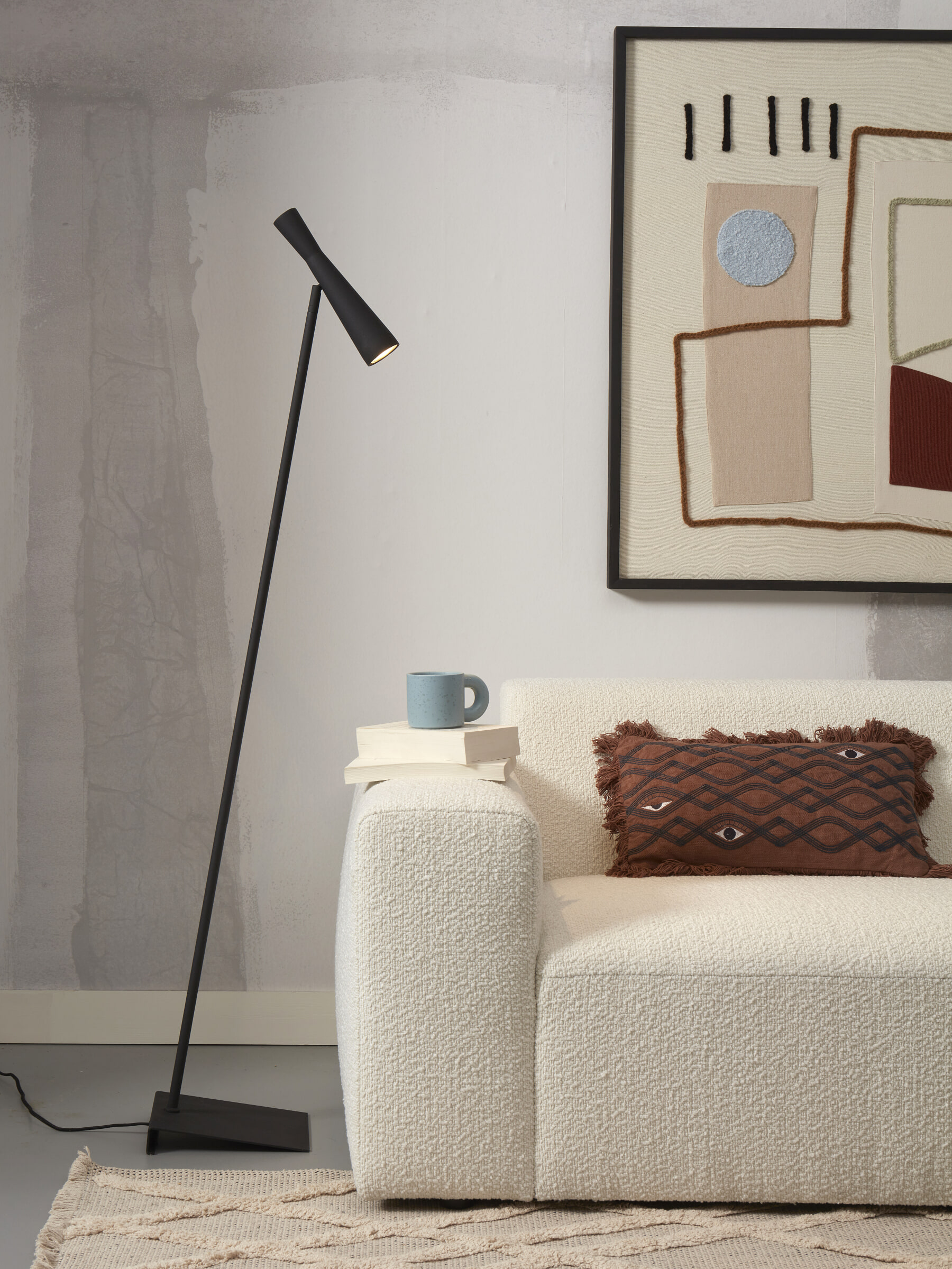 its about RoMi Vloerlamp 'Bordeaux' 145cm, kleur Zwart - Afbeelding 7