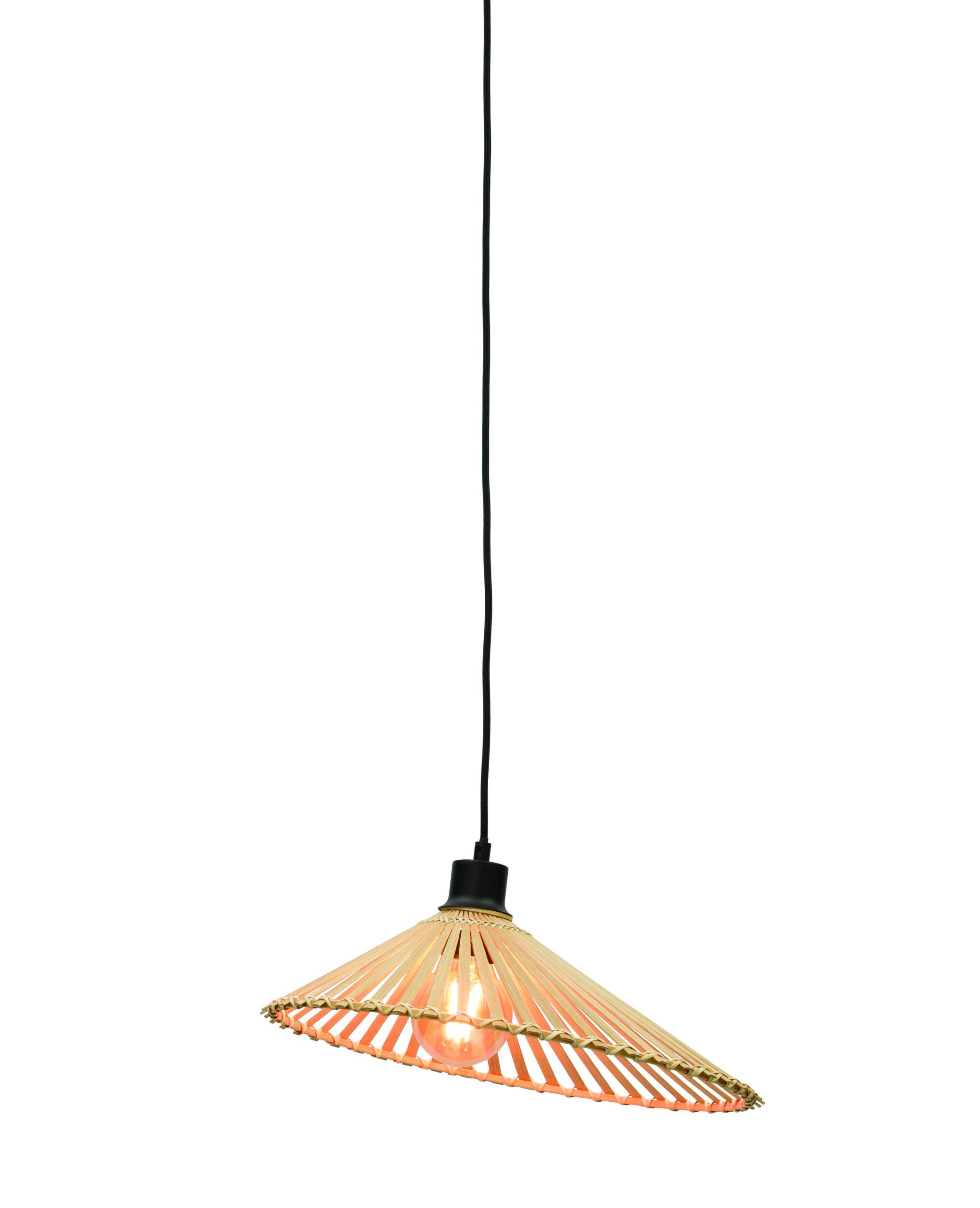 GOOD&MOJO Hanglamp 'Bromo' 40cm, Bamboe, kleur Naturel - Afbeelding 2