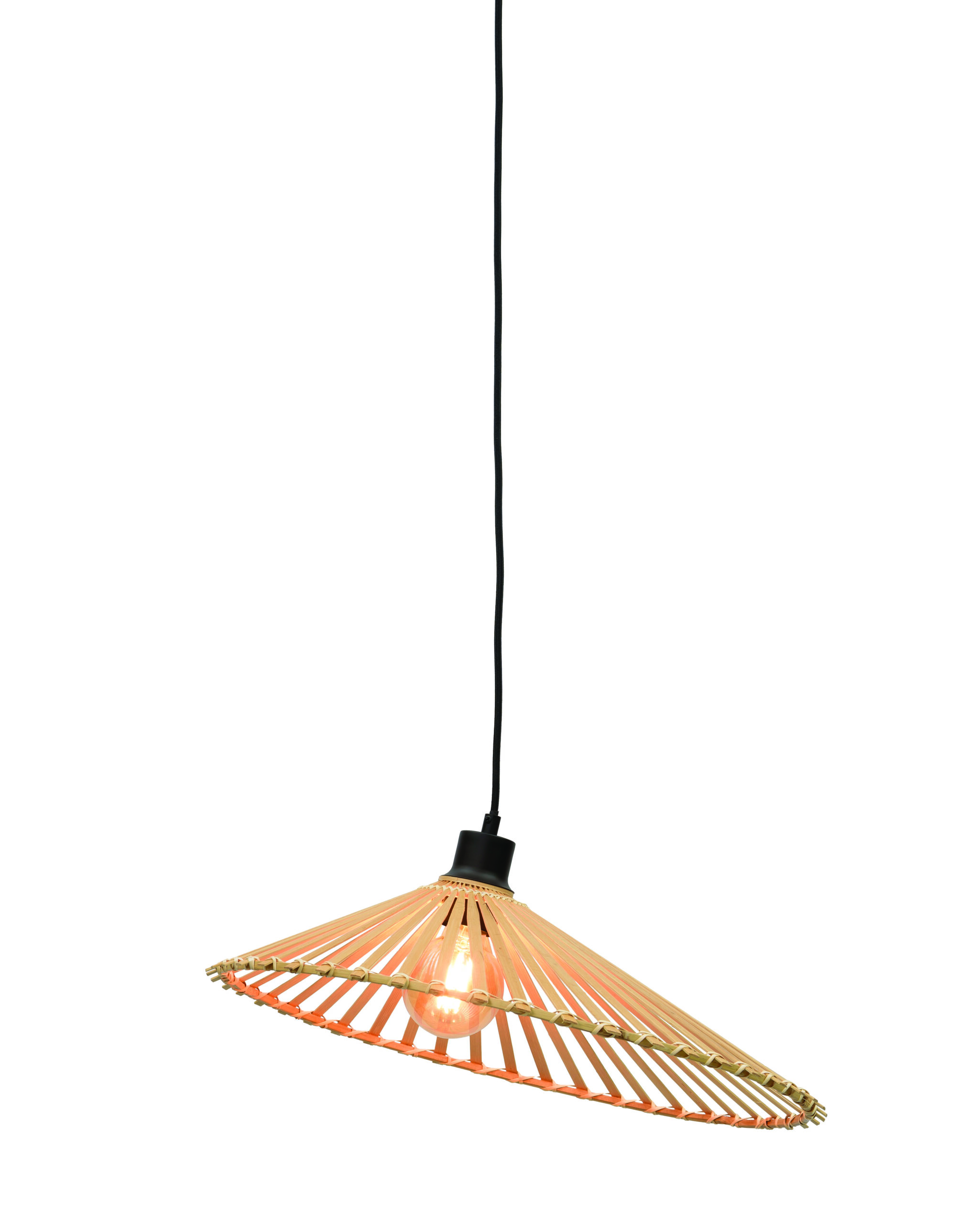 GOOD&MOJO Hanglamp 'Bromo' 50cm, Bamboe, kleur Naturel - Afbeelding 2