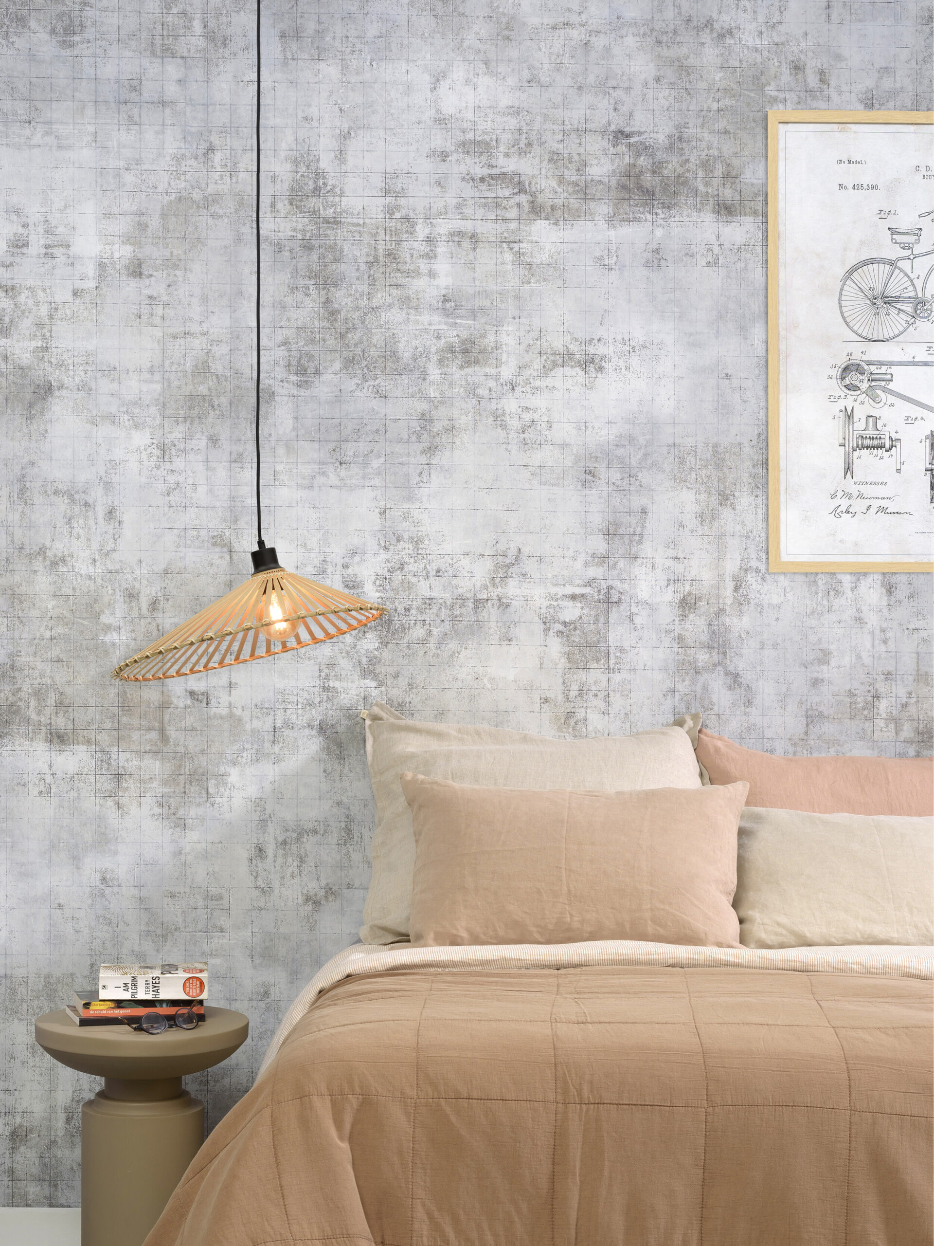 GOOD&MOJO Hanglamp 'Bromo' 50cm, Bamboe, kleur Naturel - Afbeelding 5