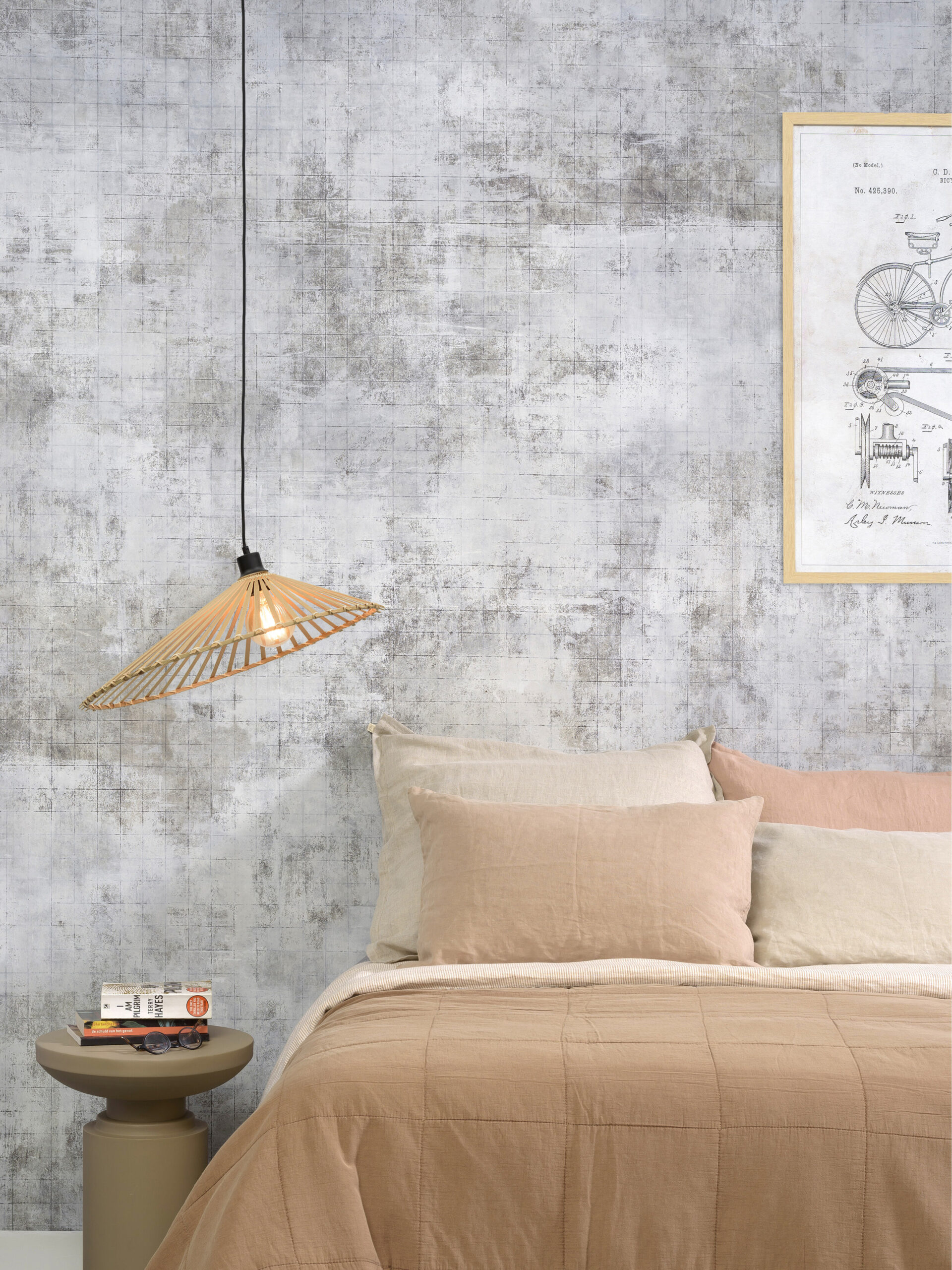 GOOD&MOJO Hanglamp 'Bromo' 60cm, Bamboe, kleur Naturel - Afbeelding 5