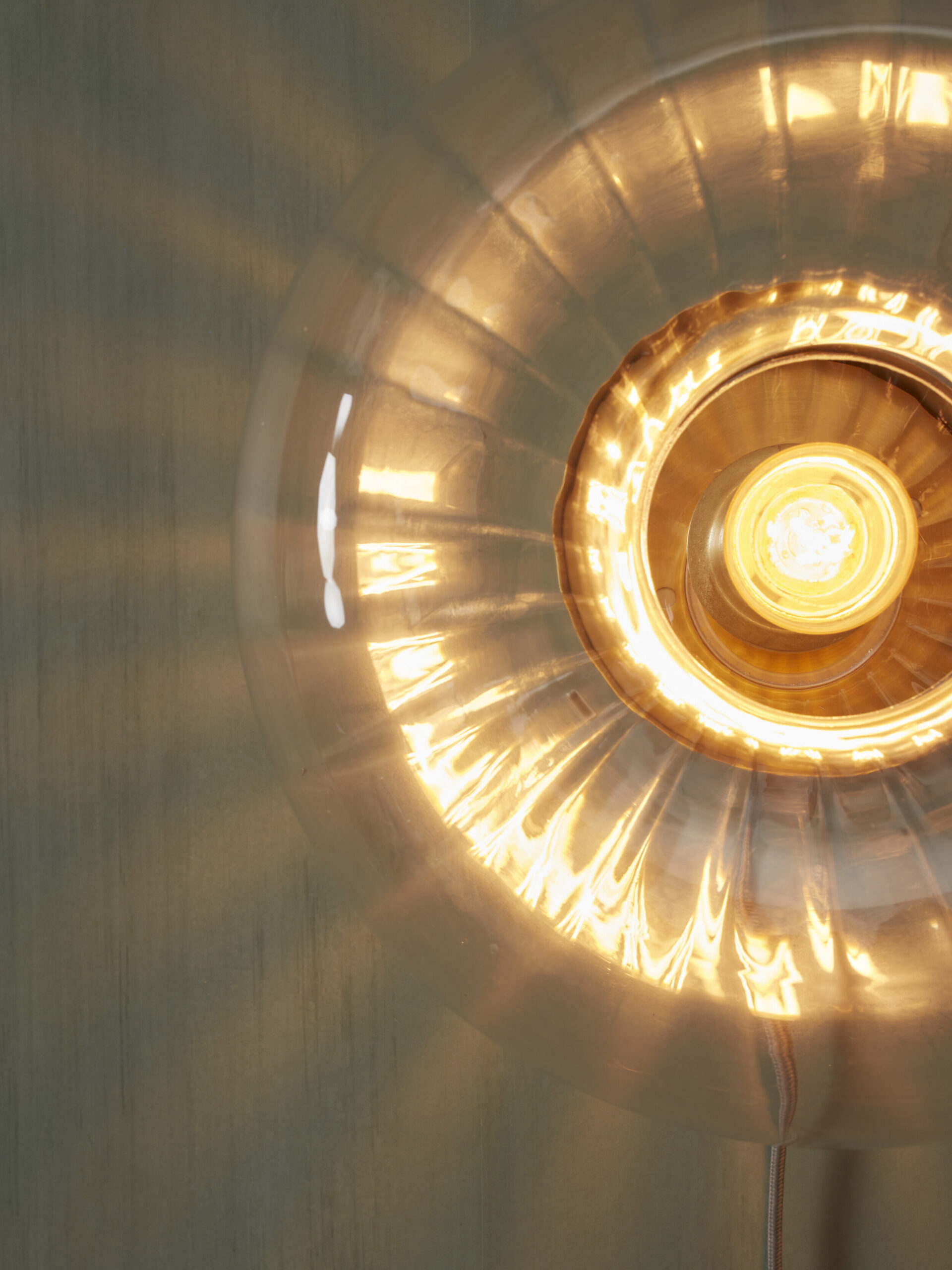 its about RoMi Plafondlamp 'Brussels' Glas, 28cm, kleur Goud - Afbeelding 4