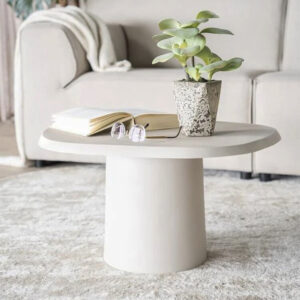 By-Boo Bijzettafel 'Sten' 57 x 71cm, kleur Beige