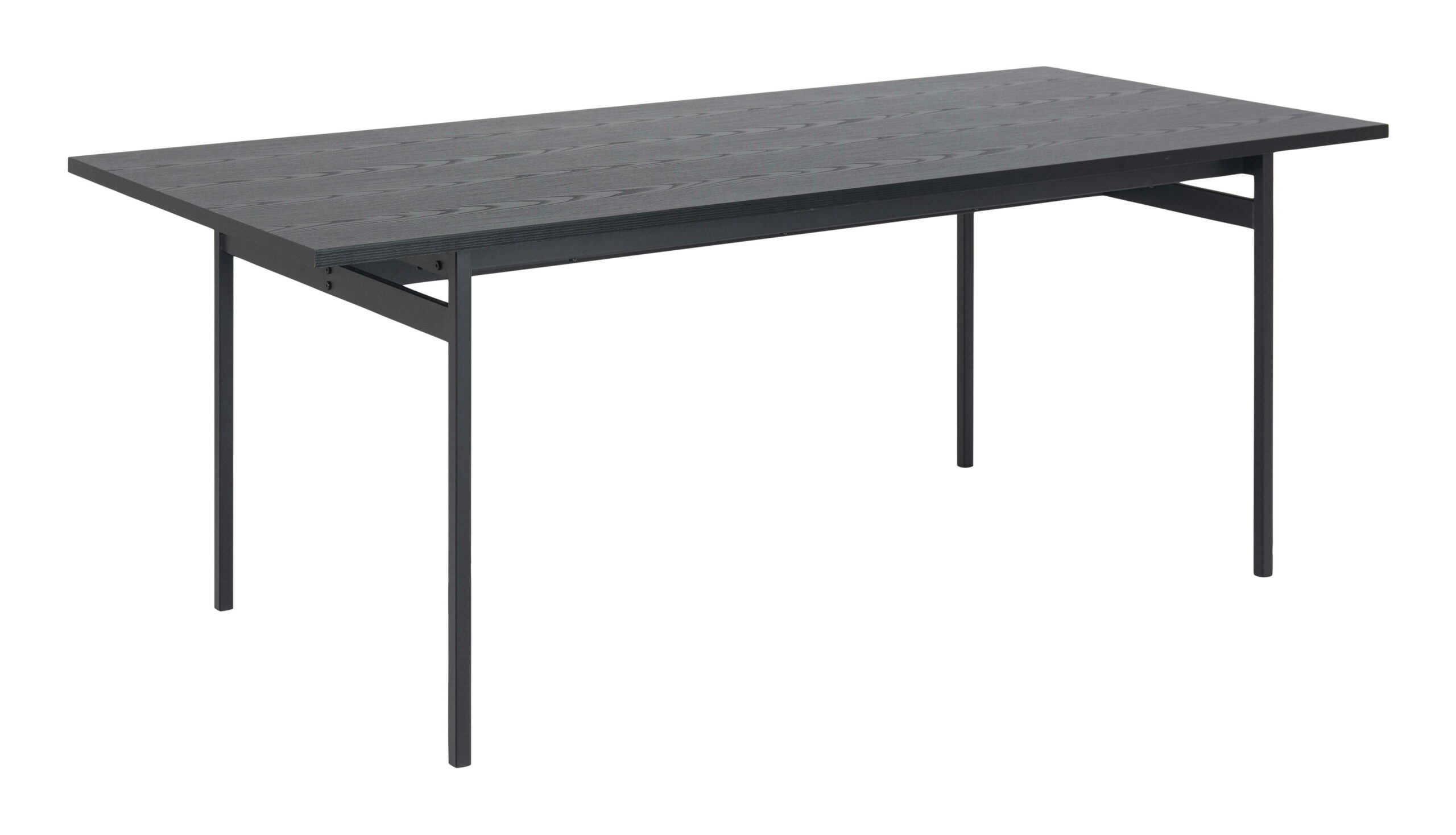 Bendt Eettafel 'Mick' 200 x 90cm, kleur Zwart - Afbeelding 3