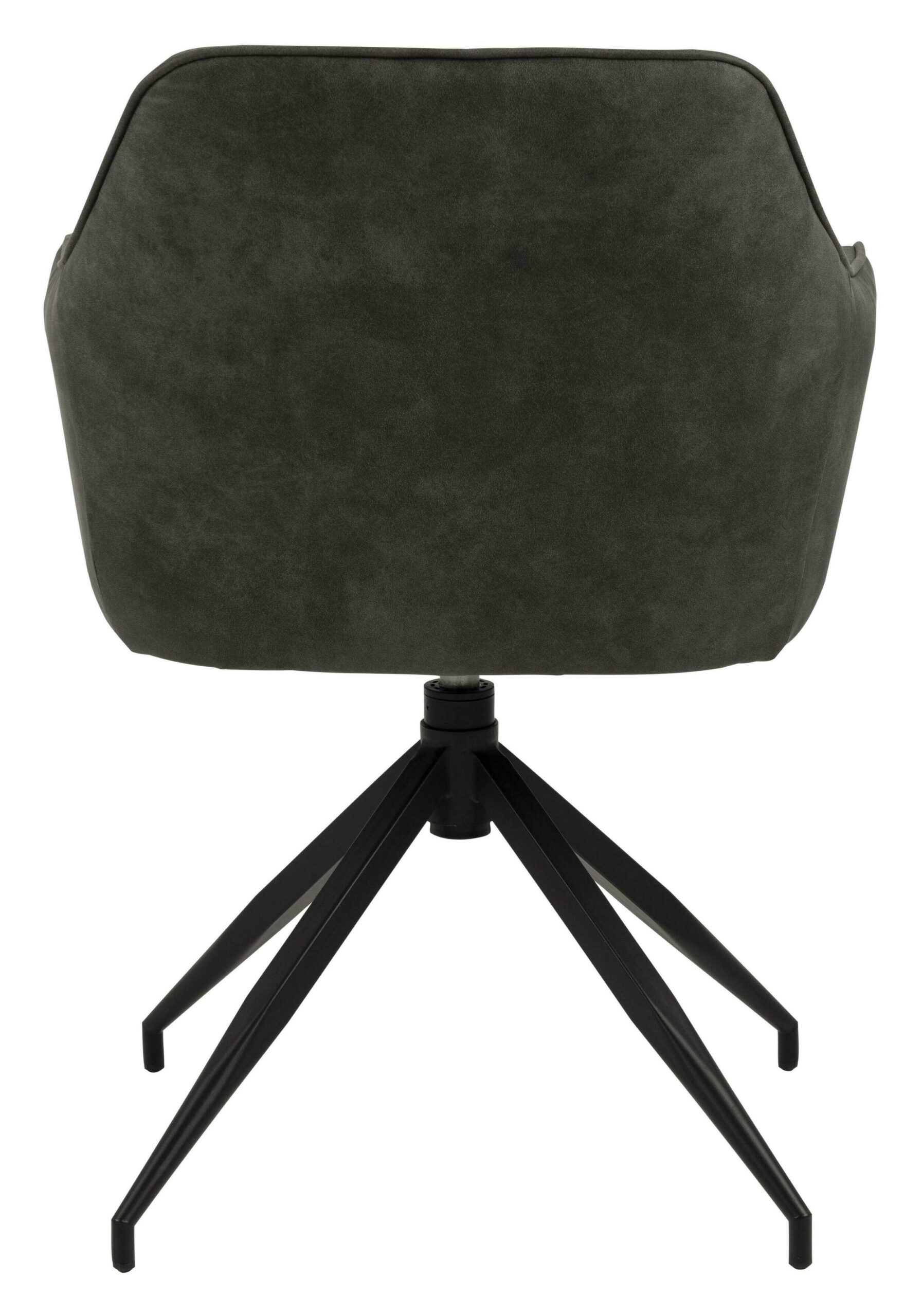 Bendt Eetkamerstoel 'Helena' Draaibaar, kleur Antraciet - Afbeelding 5