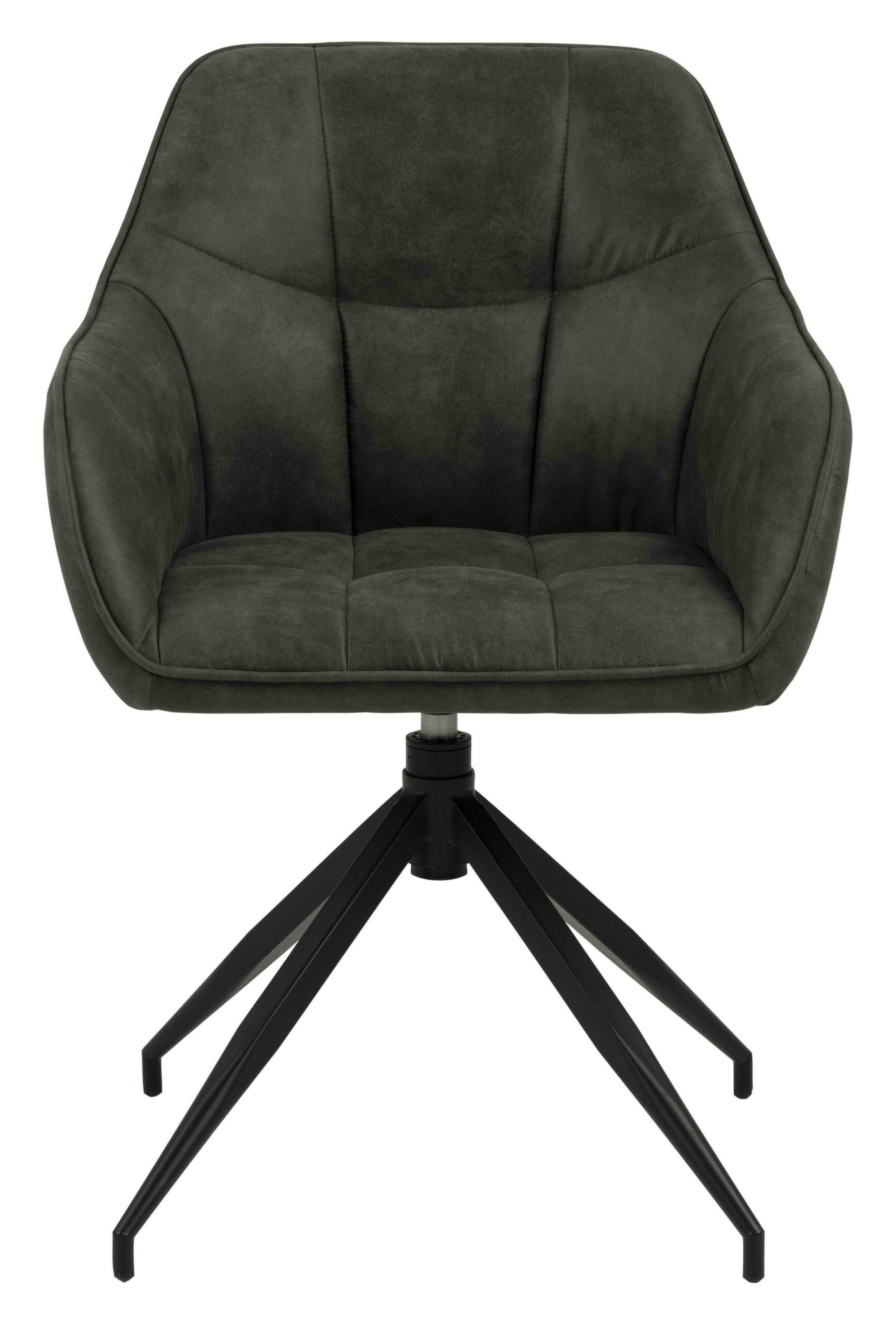 Bendt Eetkamerstoel 'Helena' Draaibaar, kleur Antraciet - Afbeelding 3