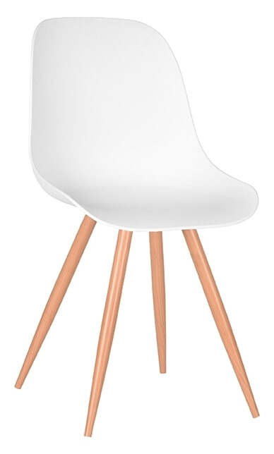 LABEL51 Eetkamerstoel 'Rimini', kleur Wit