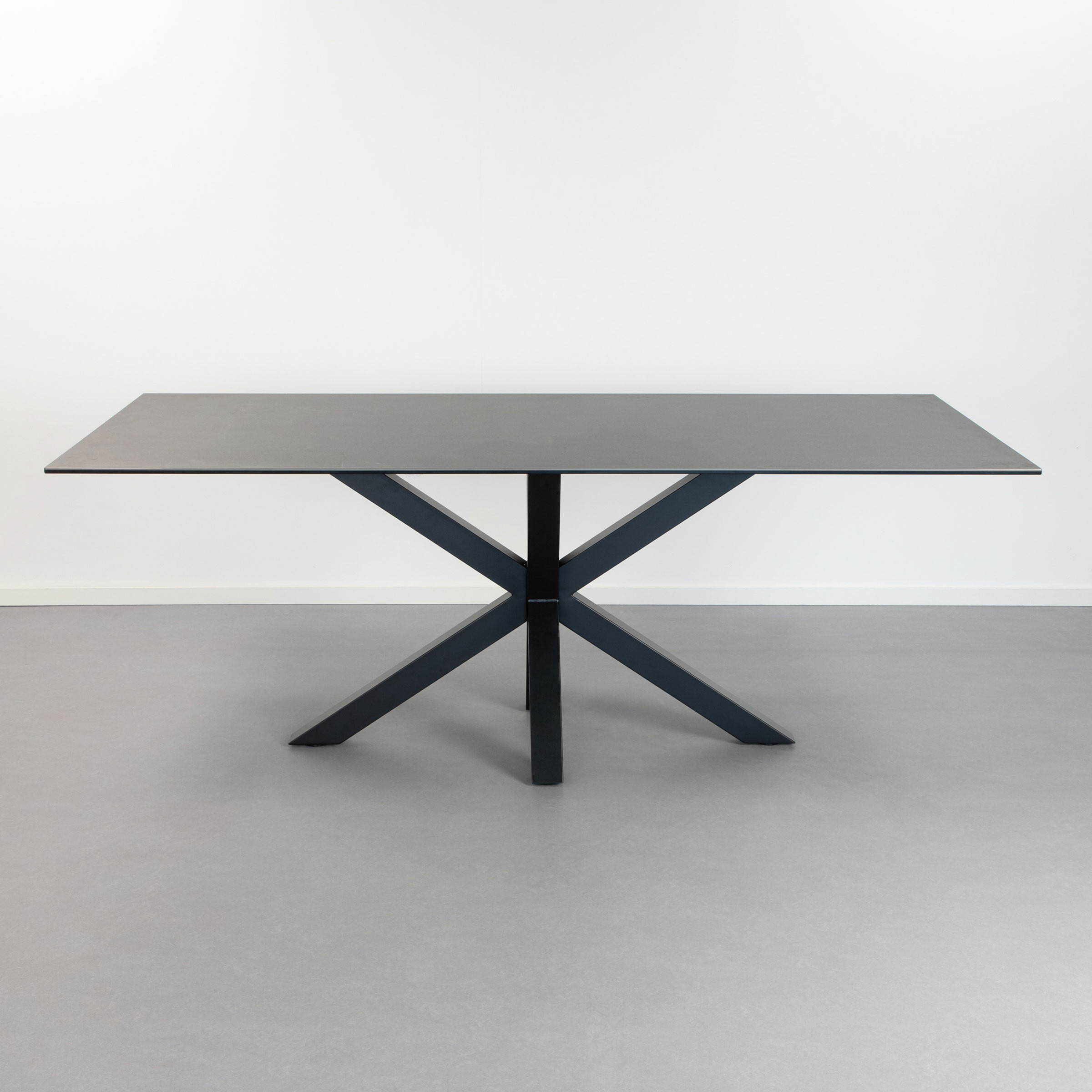 Sohome Eettafel 'Parker' Keramiek, 200 x 100cm, kleur Zwart - Afbeelding 4