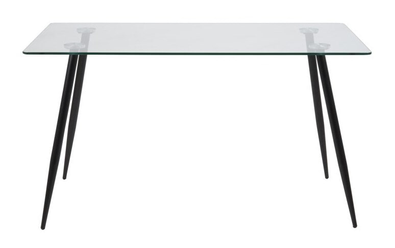 Eettafel 'Louise' 140 x 80cm met zwarte poten - Afbeelding 2