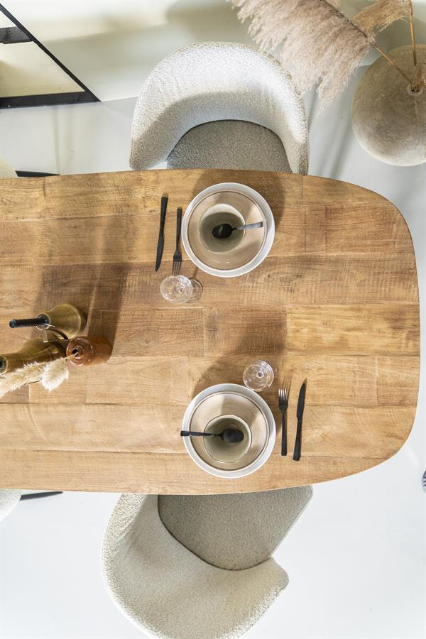 Eleonora Eettafel 'Tabassum' Teakhout, 220 x 100cm - Afbeelding 3