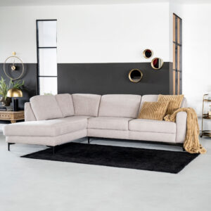 Sevn Hoekbank 'Felice' links, kleur khaki