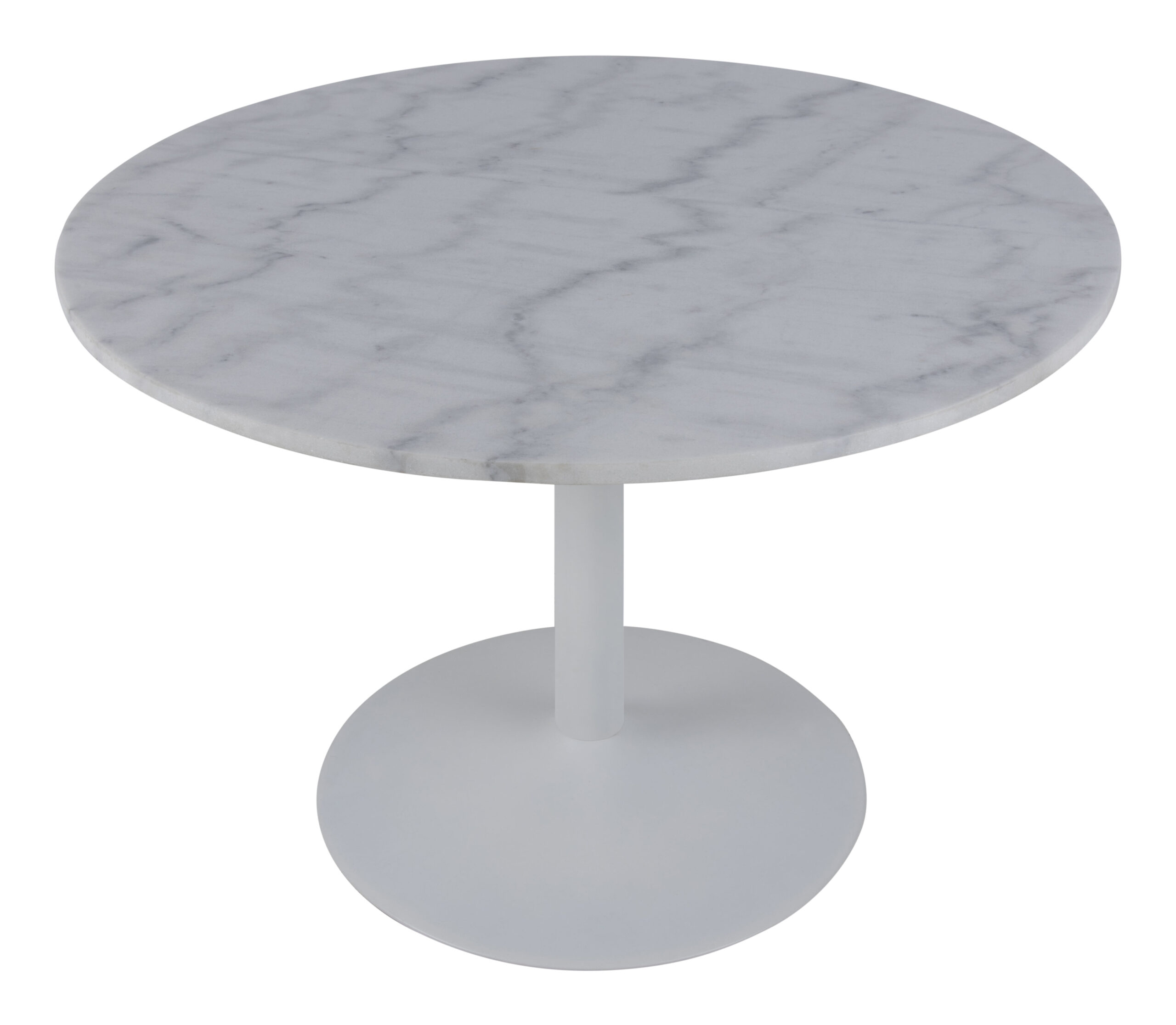 Bendt Ronde Eettafel 'Dara' 110cm, kleur Wit Marmer - Afbeelding 3