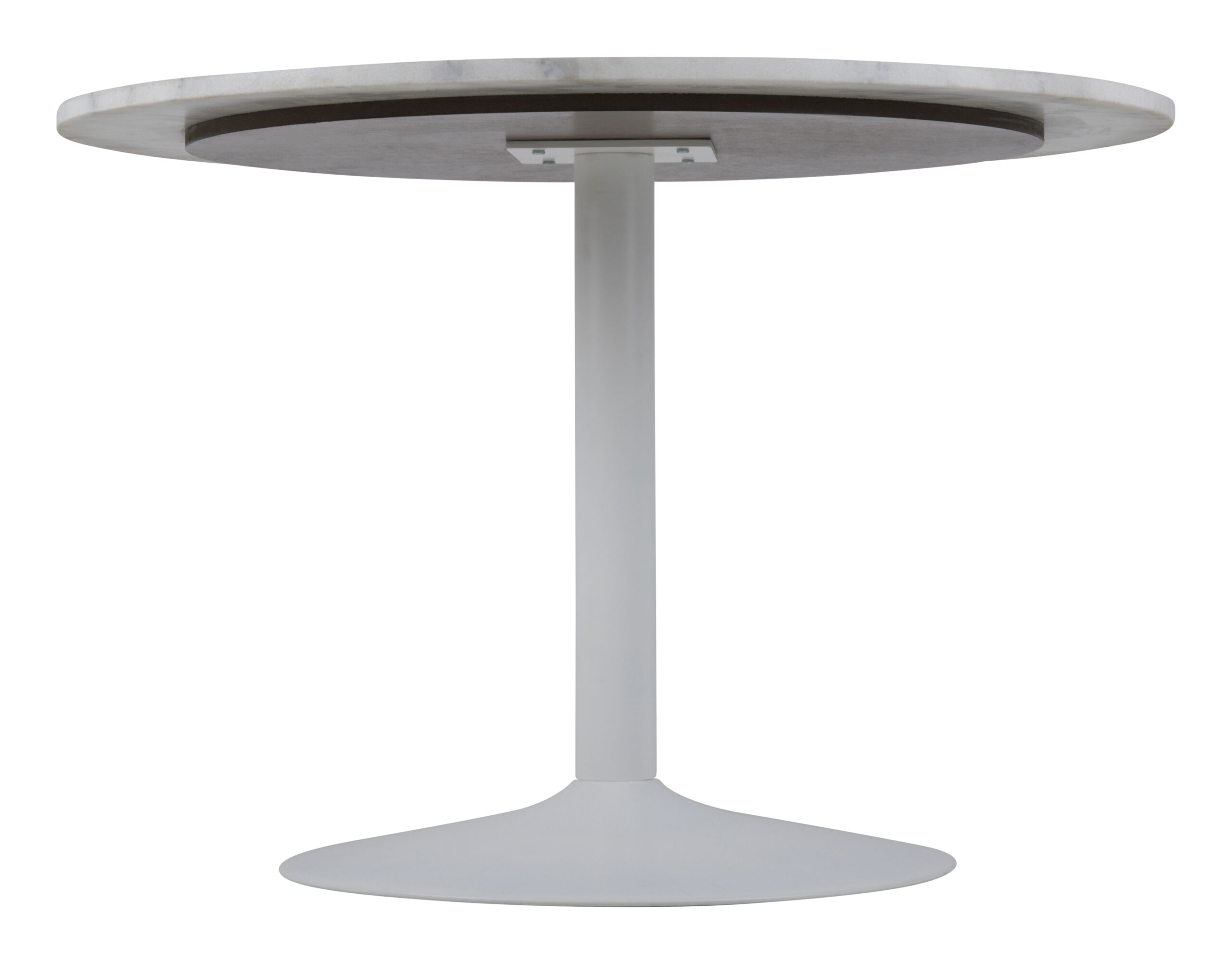 Bendt Ronde Eettafel 'Dara' 110cm, kleur Wit Marmer - Afbeelding 5