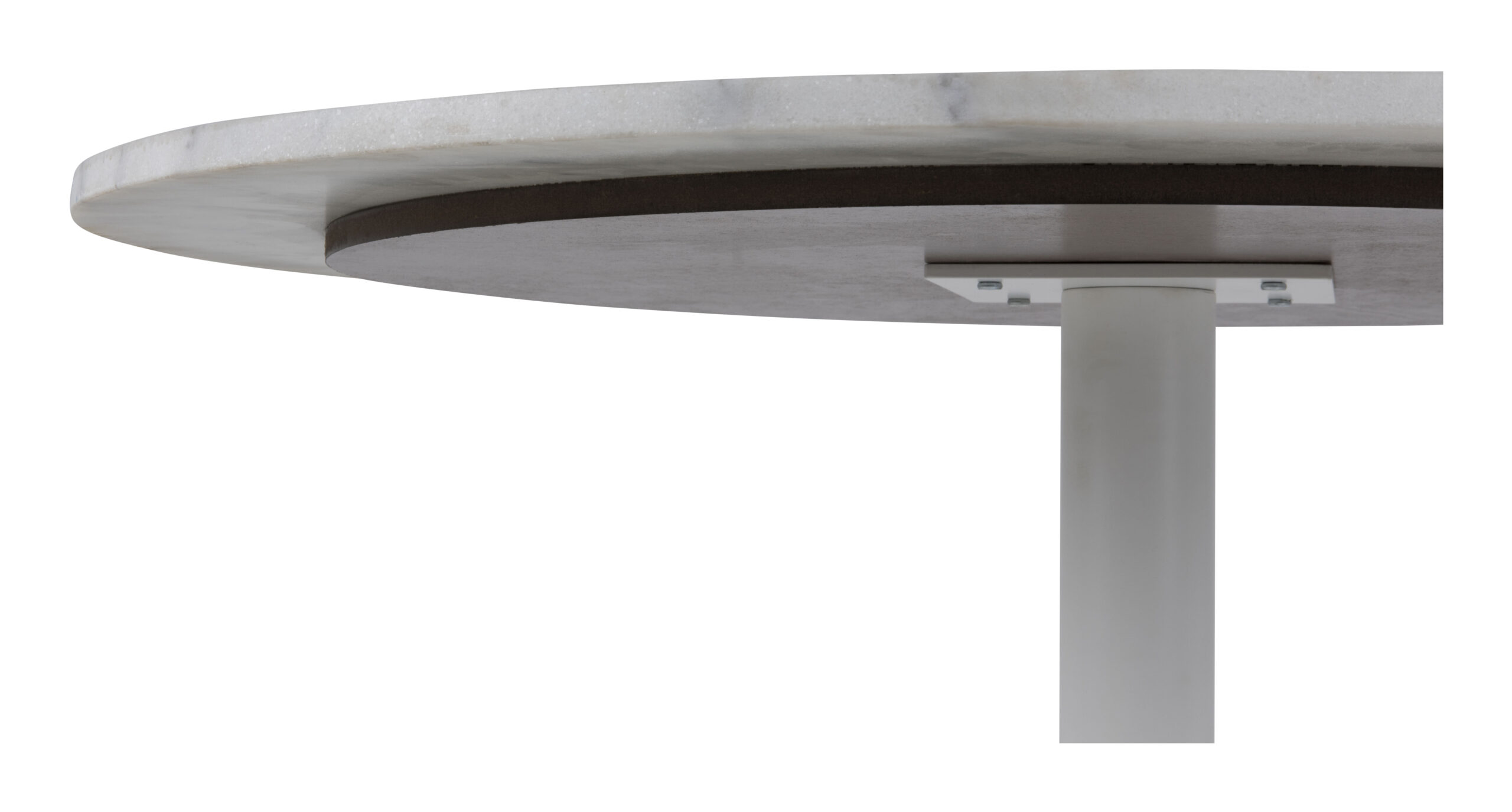 Bendt Ronde Eettafel 'Dara' 110cm, kleur Wit Marmer - Afbeelding 6