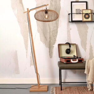 GOOD&MOJO Vloerlamp 'Cango' Bamboe, 150cm, kleur Naturel