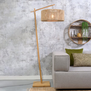 GOOD&MOJO Vloerlamp 'Iguazu' Small, Jute, kleur Naturel