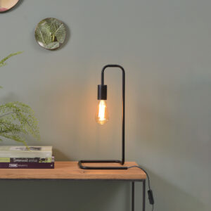 its about RoMi Tafellamp 'London' 45cm, kleur Zwart