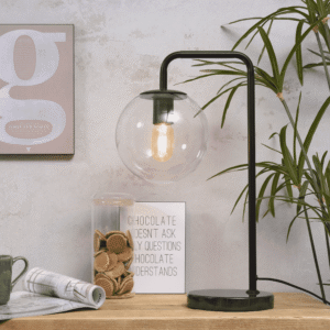 its about RoMi Tafellamp 'Warsaw' 53cm, kleur Zwart