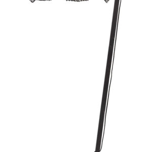 GOOD&MOJO Vloerlamp 'Ibiza' Bamboe, 150cm, kleur Zwart