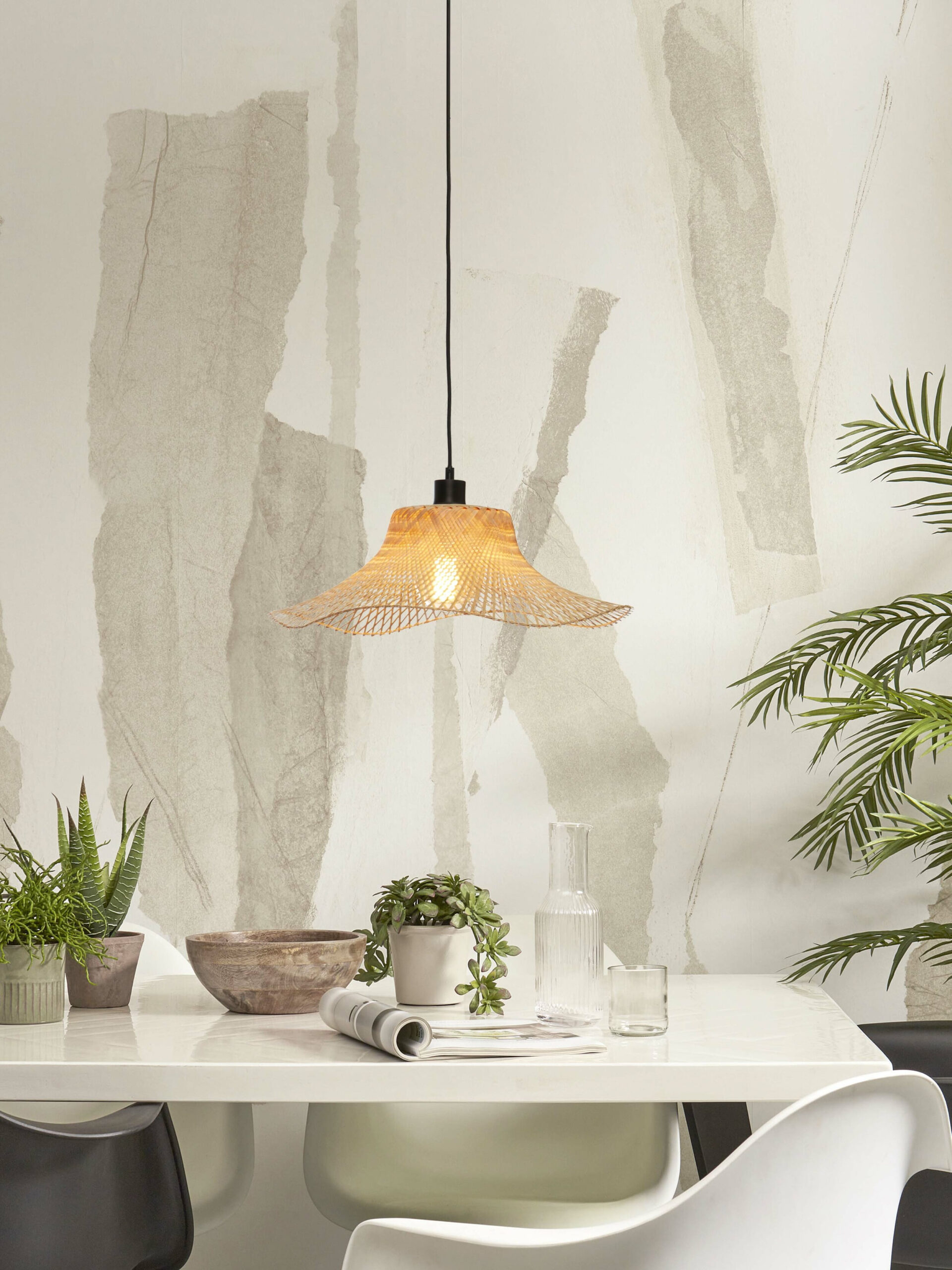 GOOD&MOJO Hanglamp 'Ibiza' Bamboe, 50cm, kleur Naturel - Afbeelding 7