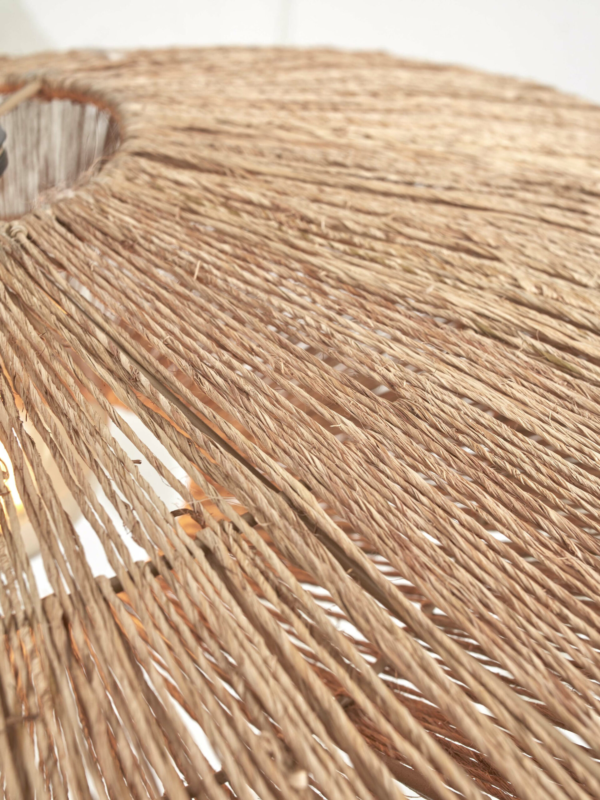 GOOD&MOJO Plafondlamp 'Iguazu' Jute, 40cm, kleur Naturel - Afbeelding 5